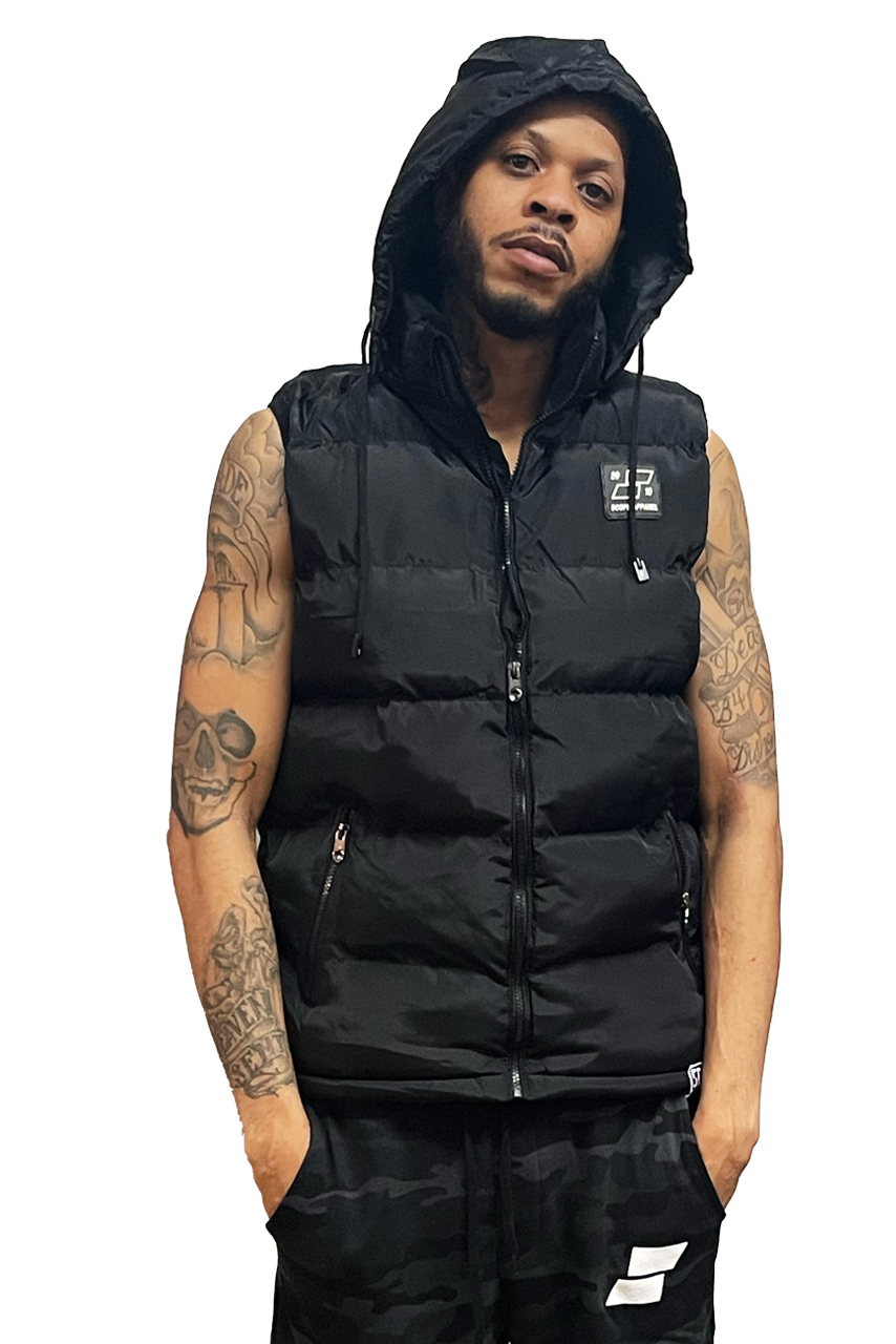 Tech Puffer Vest – Black – Scope Apparel